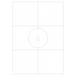 Etykiety samoprzylepne 105x99 100 szt. A4 MAT